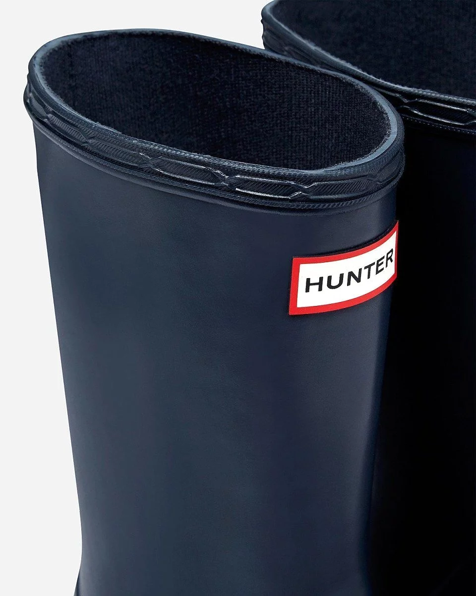 Hunter Original Kids First Classic Rain Boots Navy