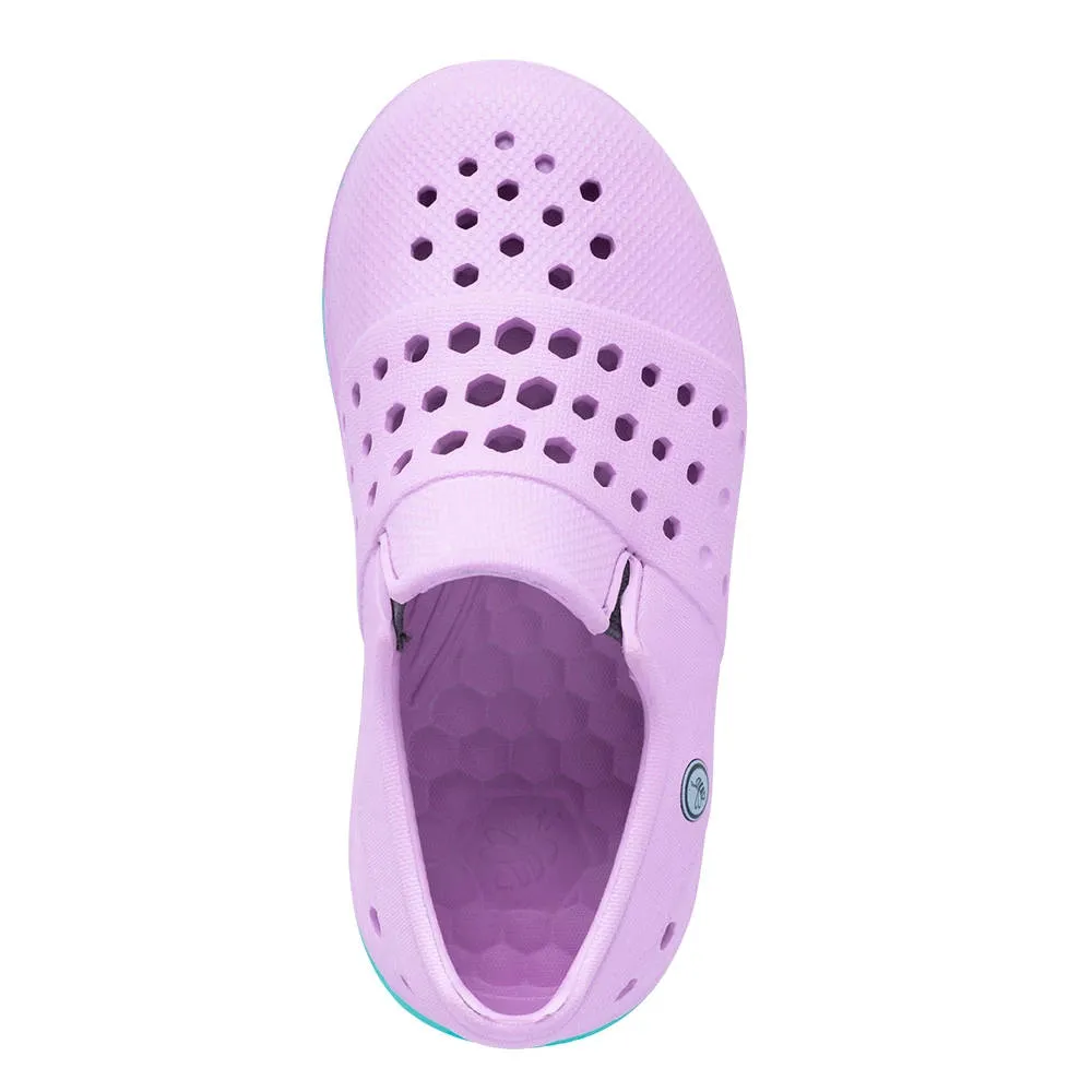 Joybees Kids Splash Sneaker Lavender Teal