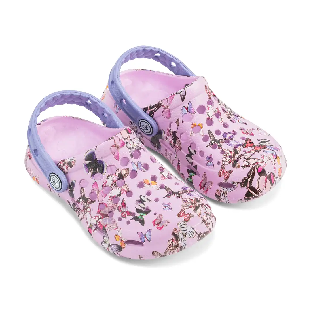 Joybees Lavender Butterfly Kids' Active Clog