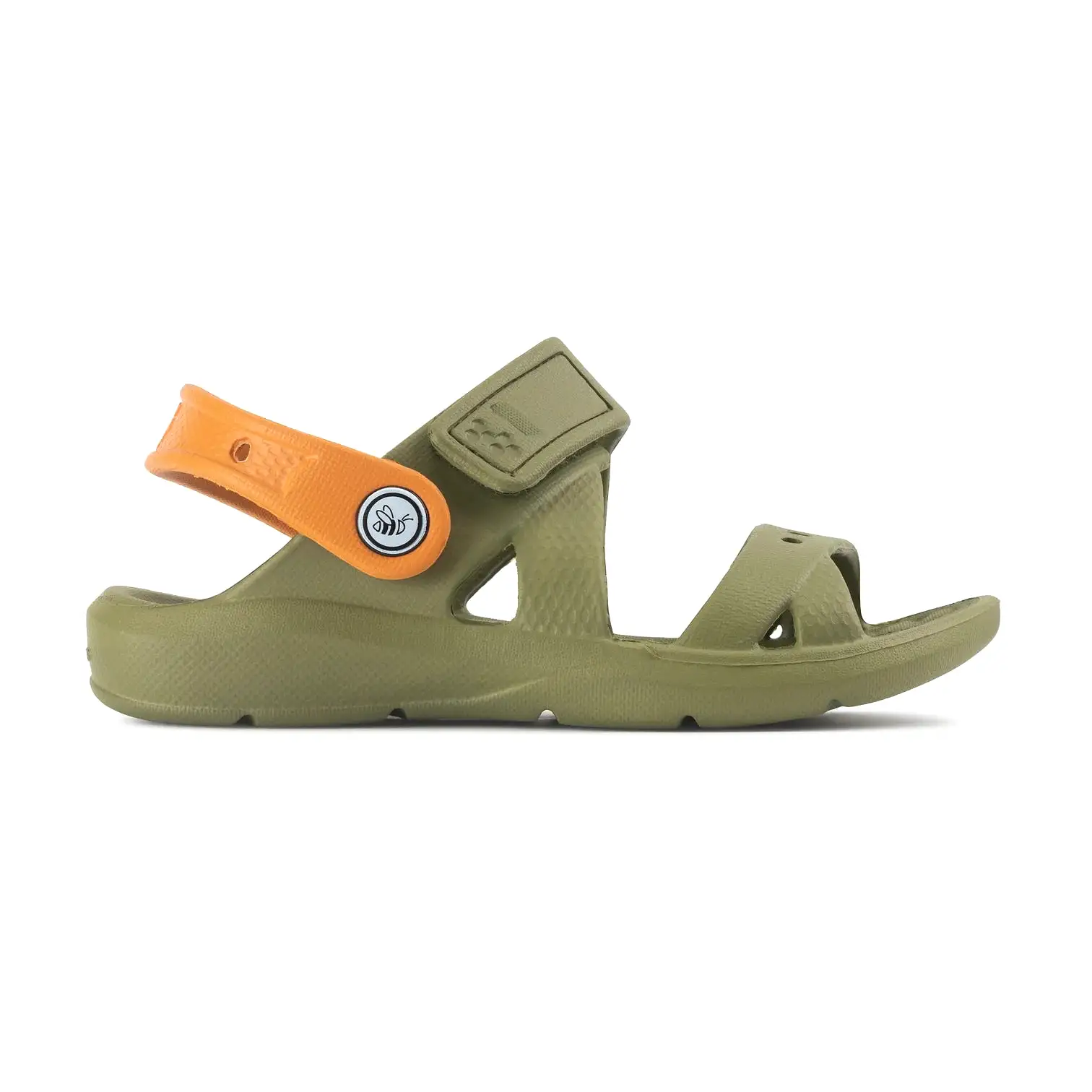 Joybees Olive/Burnt Orange Kids' Adventure Sandal