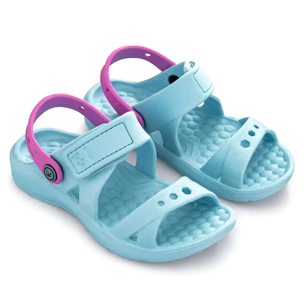 Joybees Sky Blue/Orchid Kids' Adventure Sandal