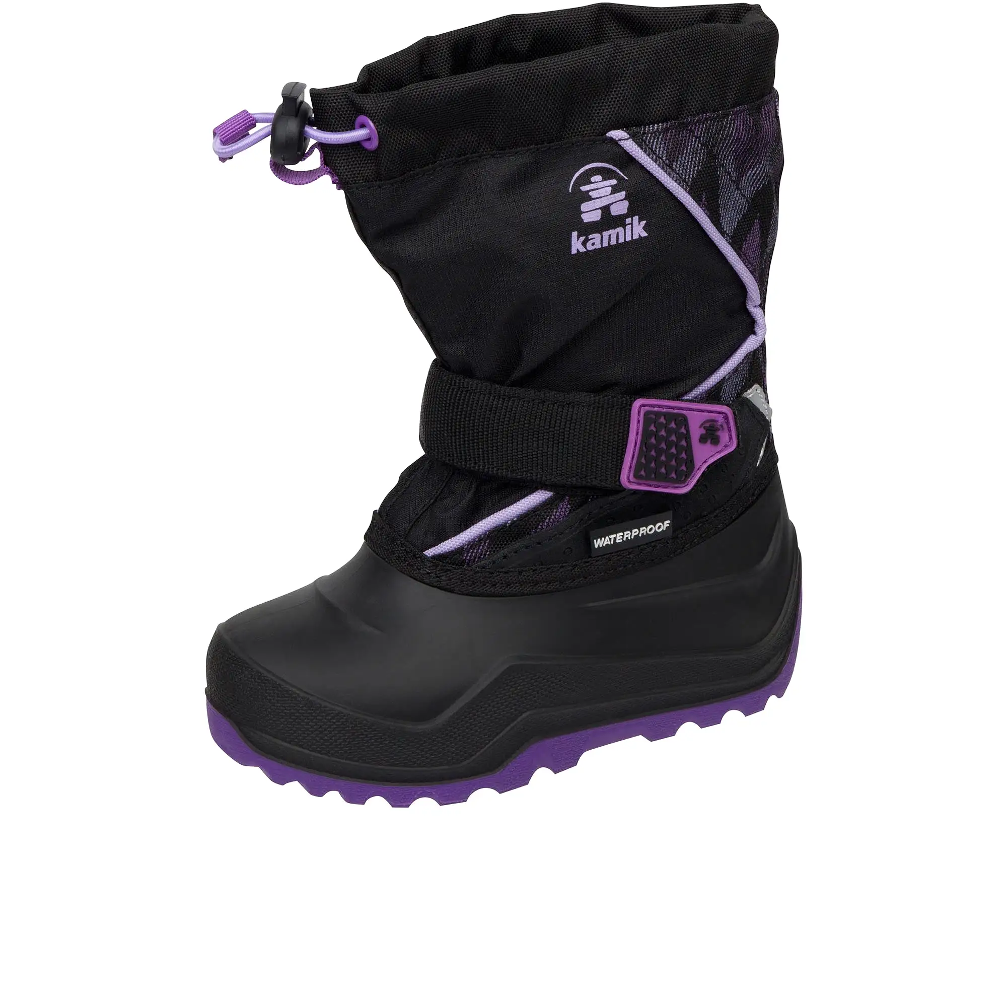 Kamik Childrens Snowfall P2 Black Purple