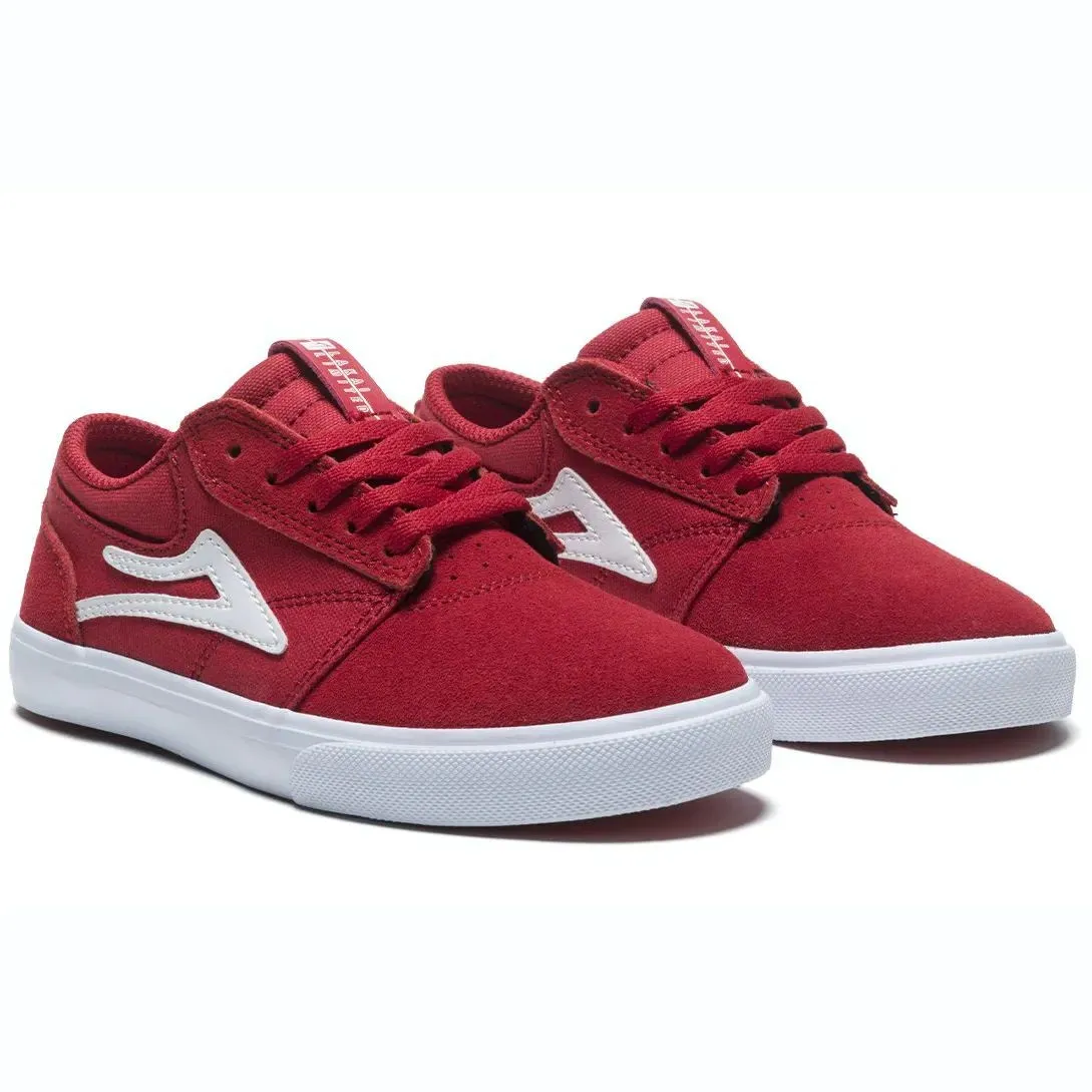 Lakai Griffin Kids Skate Shoes - Flame Suede