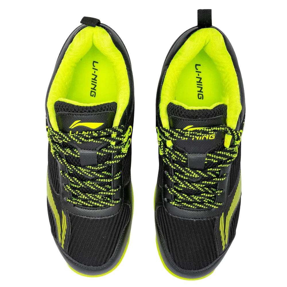 Li-Ning Men's Attack Pro IV Badminton Shoe (Black/Lime)