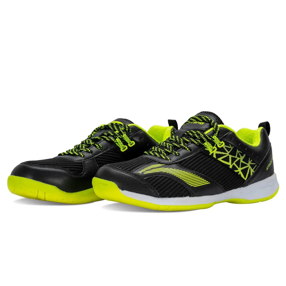 Li-Ning Men's Attack Pro IV Badminton Shoe (Black/Lime)