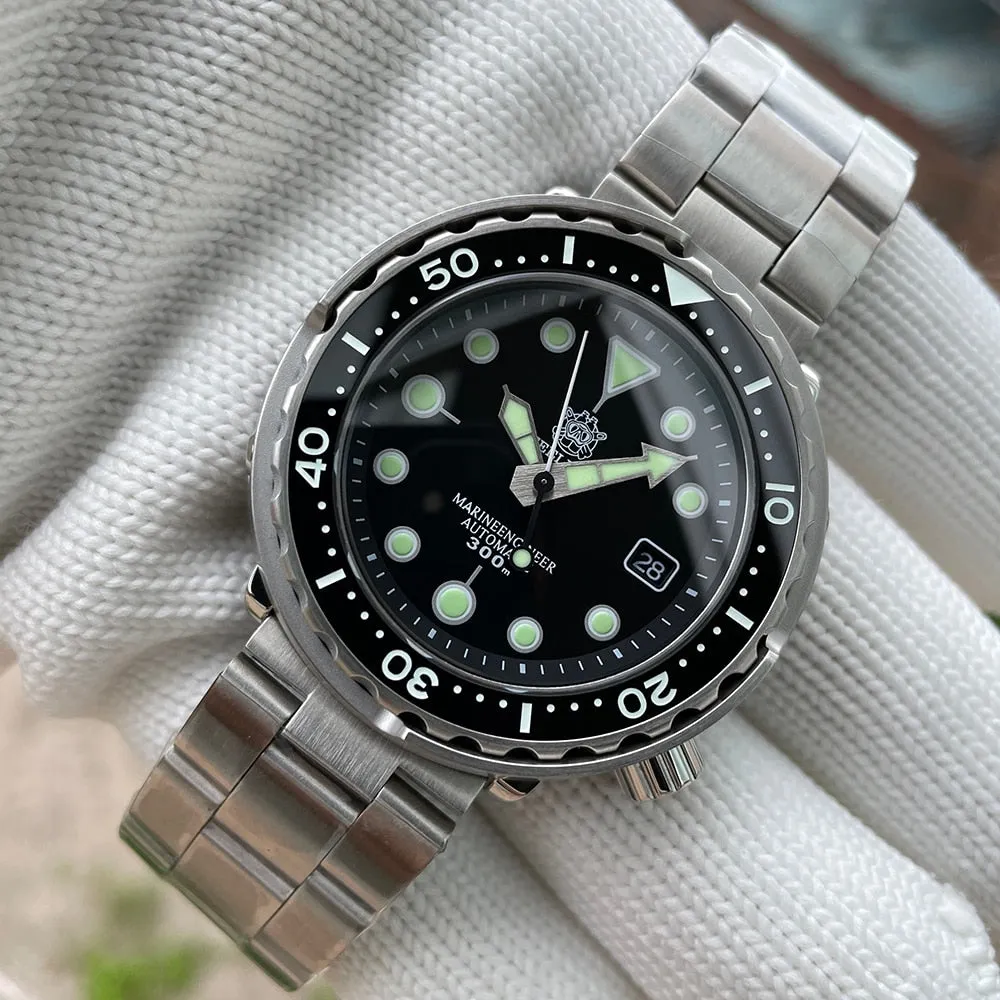 Luxury Mechanical Wristwatch Swiss Super Luminous Ceramic Bezel 300M Waterproof Dive Watch