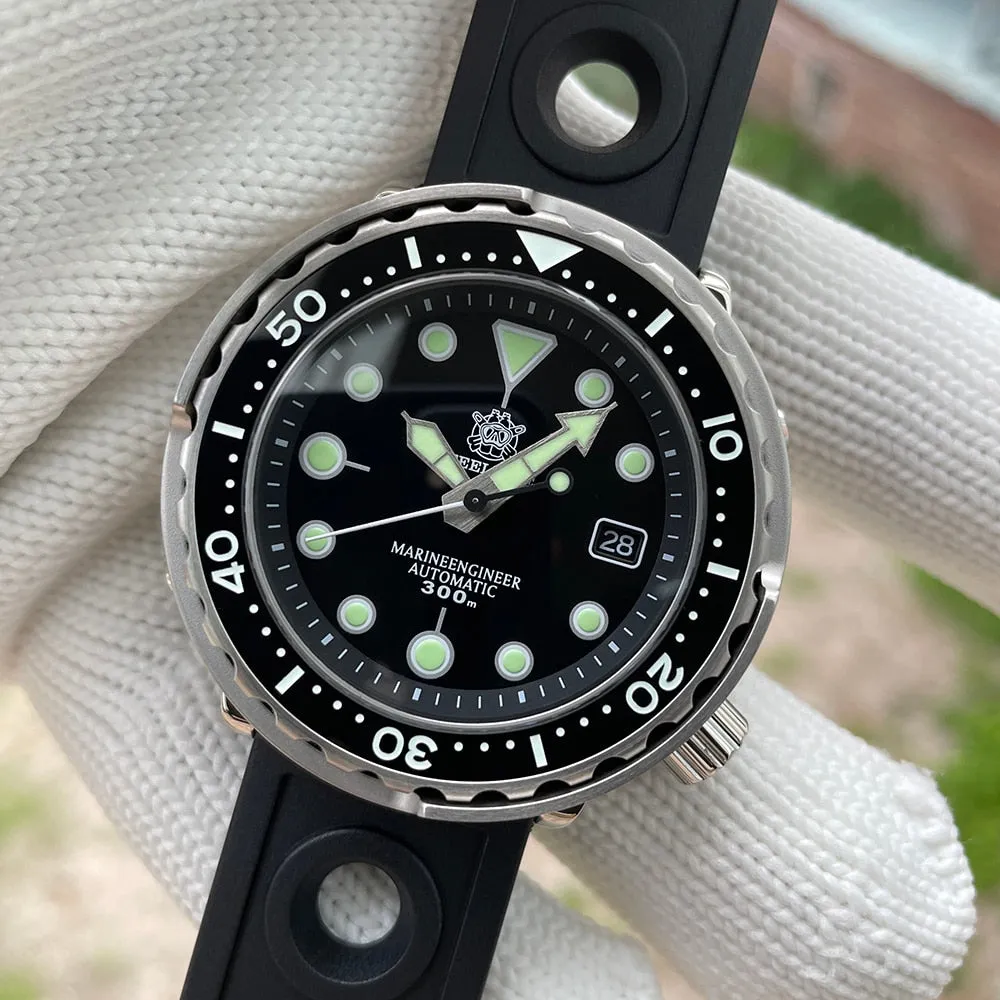 Luxury Mechanical Wristwatch Swiss Super Luminous Ceramic Bezel 300M Waterproof Dive Watch