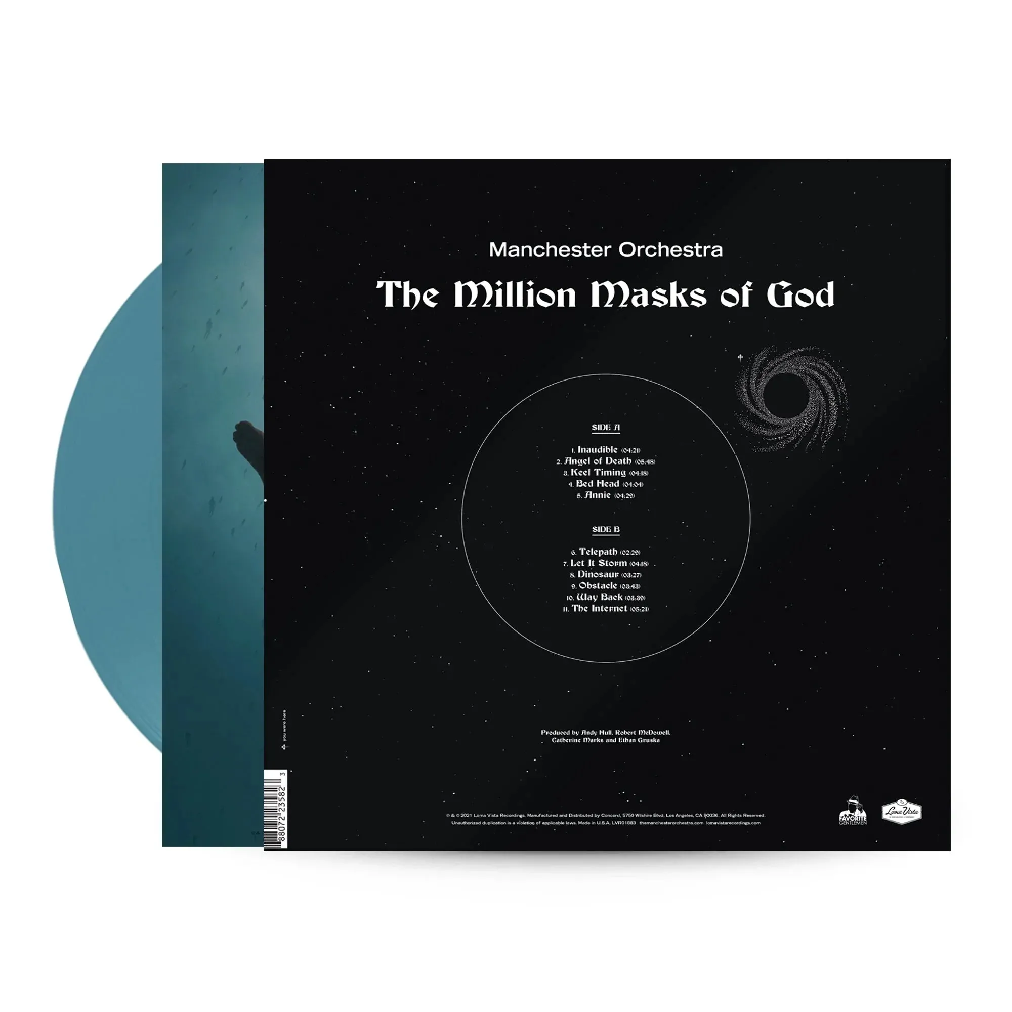 MANCHESTER ORCHESTRA ‘THE MILLION MASKS OF GOD’ LIMITED-EDITION SEA BLUE LP — ONLY 500 MADE