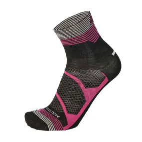 Mico Warm Control Performance Calze  Nero/Fucsia