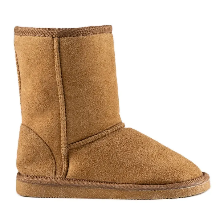 Miia Brown Winter Kids Boots