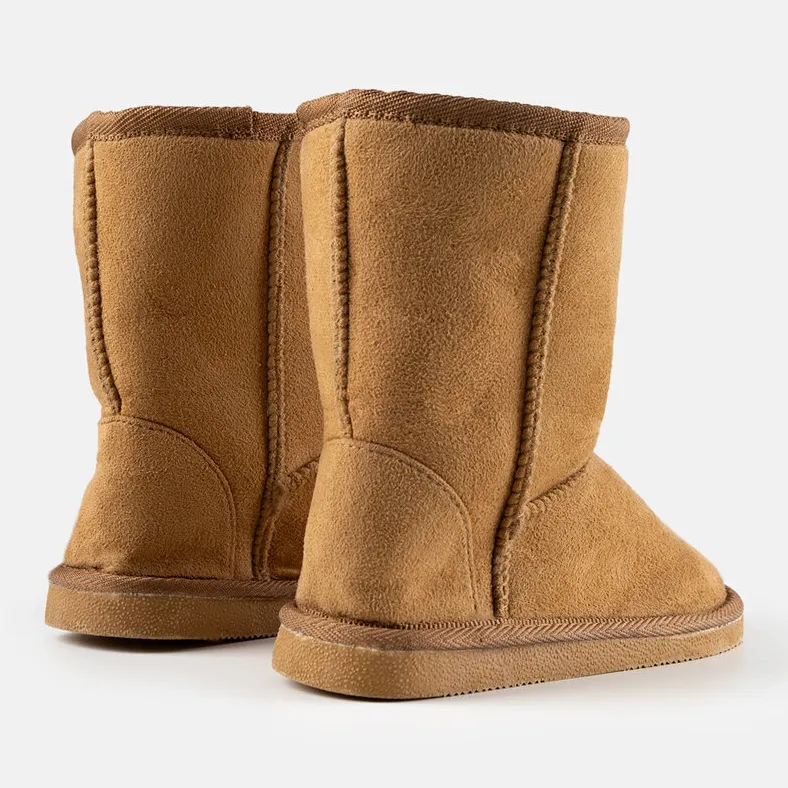 Miia Brown Winter Kids Boots