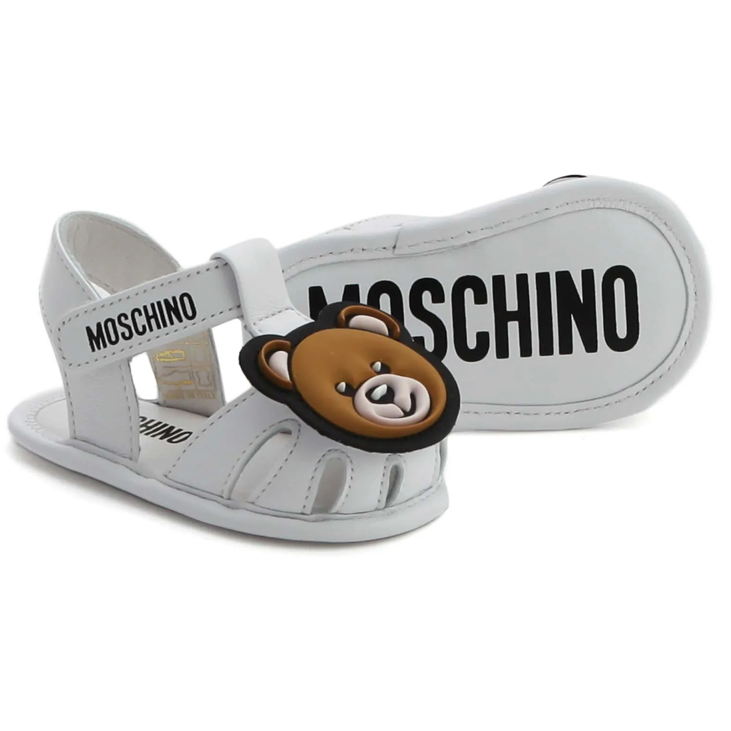 Moschino Teddy Bear Sandals For Baby Girl