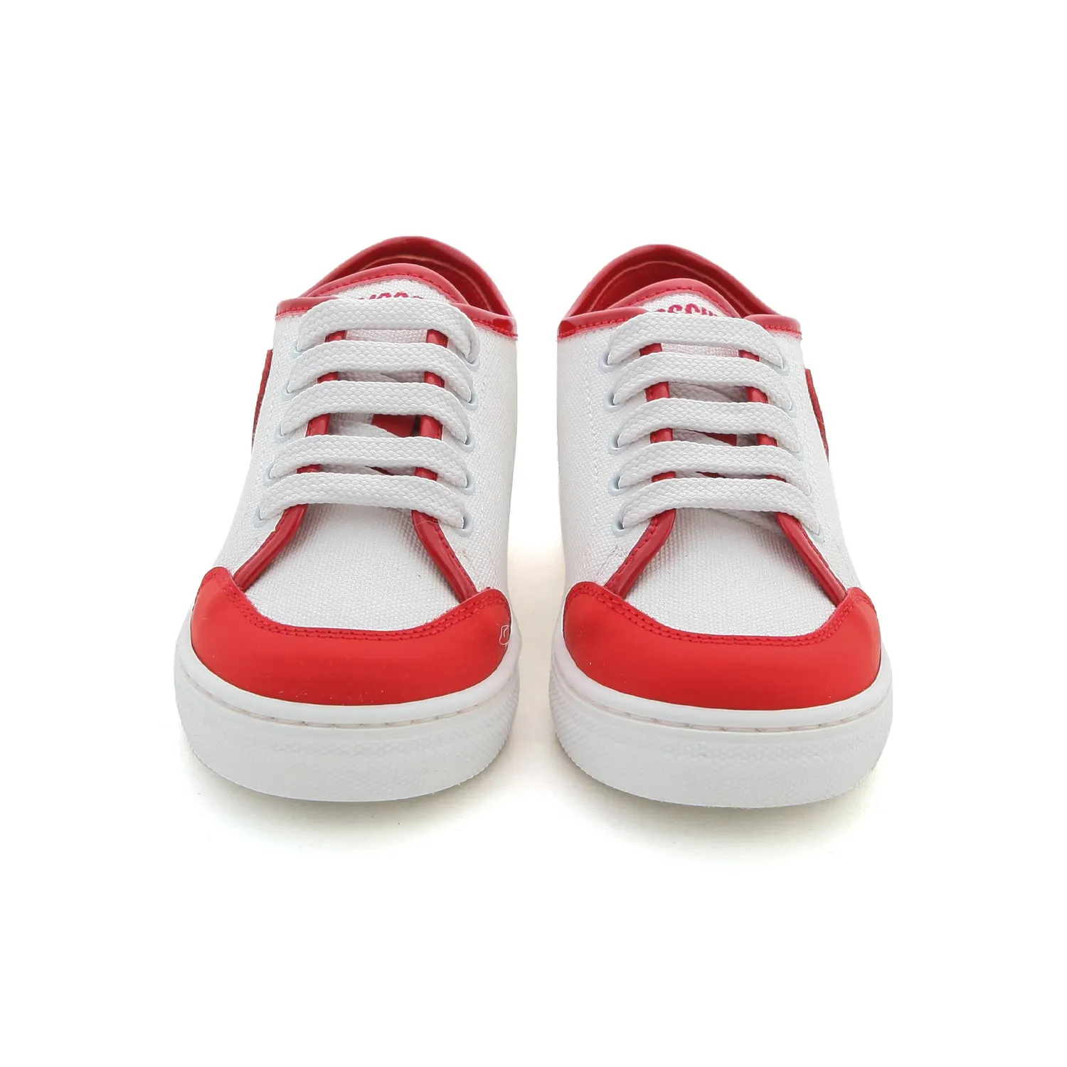 Moschino White And Red Sneaker For Baby Girls