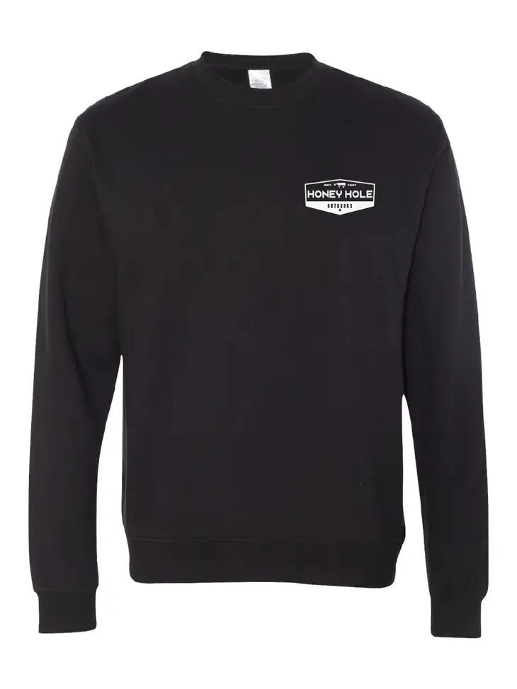 Mountain Black Sweatshirt | Honey Hole