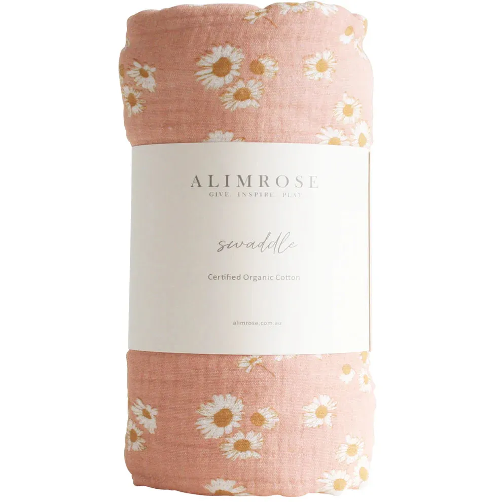 Muslin Swaddle Little Daisies