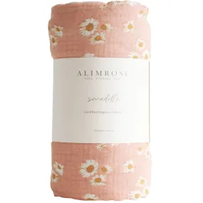 Muslin Swaddle Little Daisies