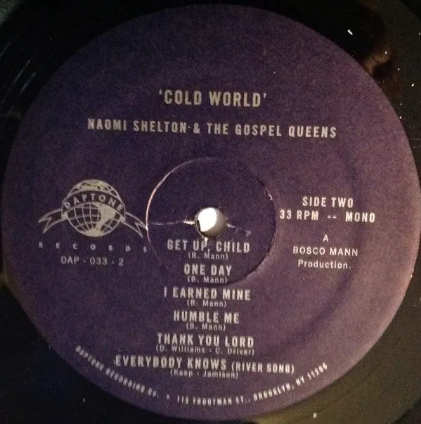 Naomi Shelton And The Gospel Queens ~ Cold World