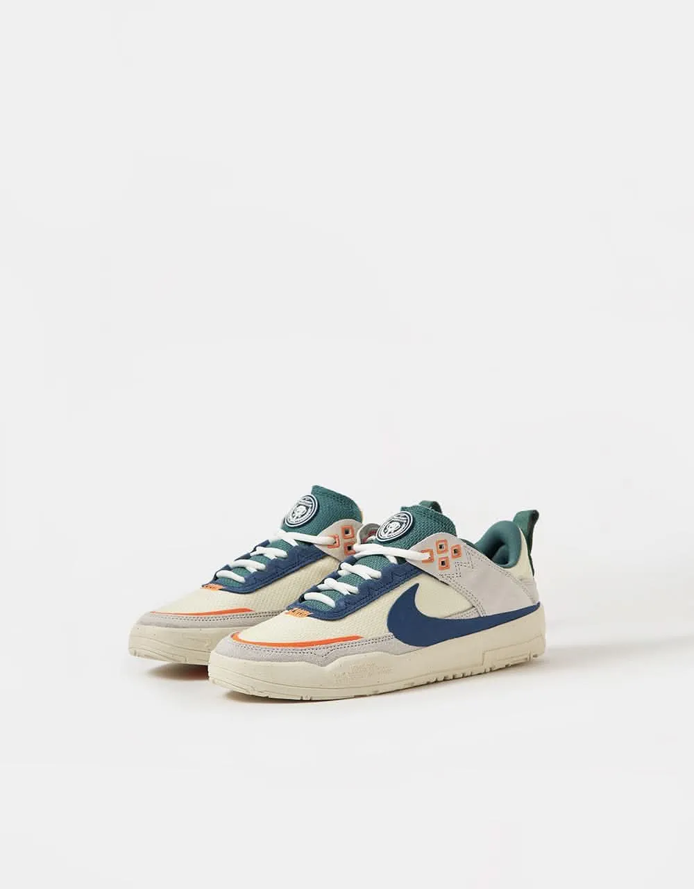 Nike SB Day One GS Kids Skate Shoes - Sail/Court Blue-Coconut Milk-Photon Dust