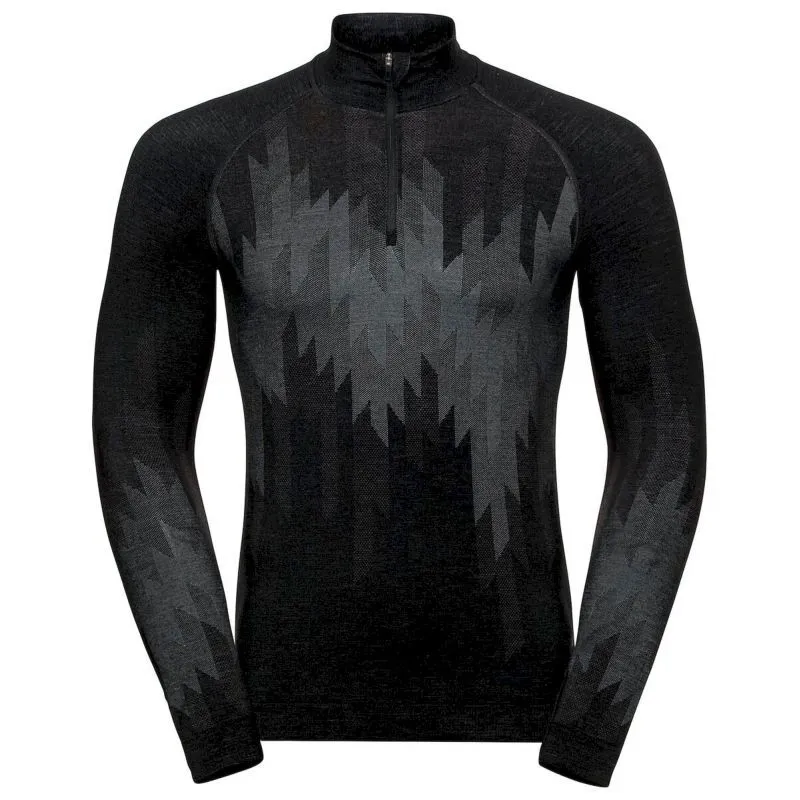 Odlo  Kinship Performance Wool Warm 1/2 Zip - Intimo - Uomo