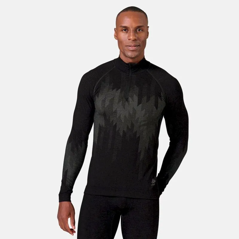 Odlo  Kinship Performance Wool Warm 1/2 Zip - Intimo - Uomo