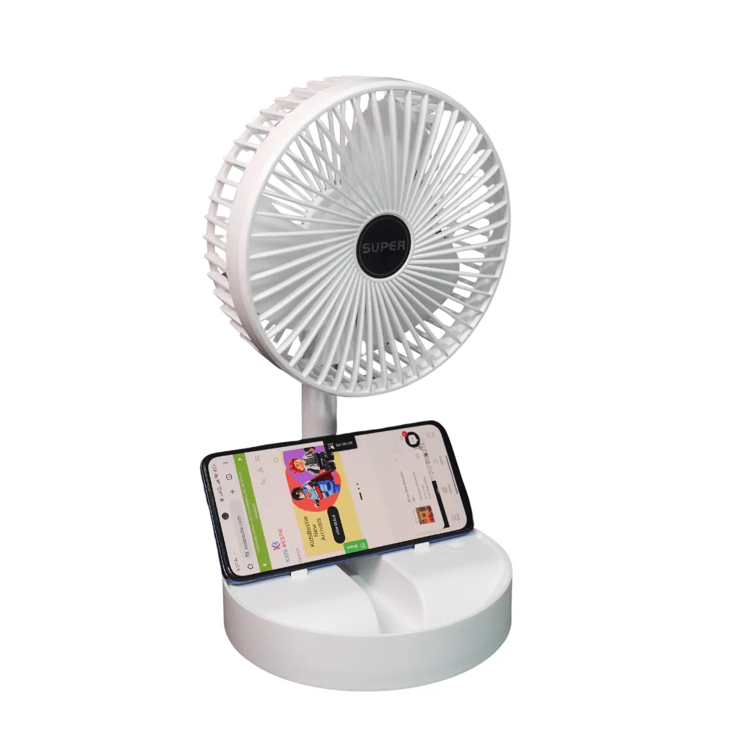 Portable Folding Mini Fan, Bedroom Travel Fan, 6.5 Inch(Random colour will be send)