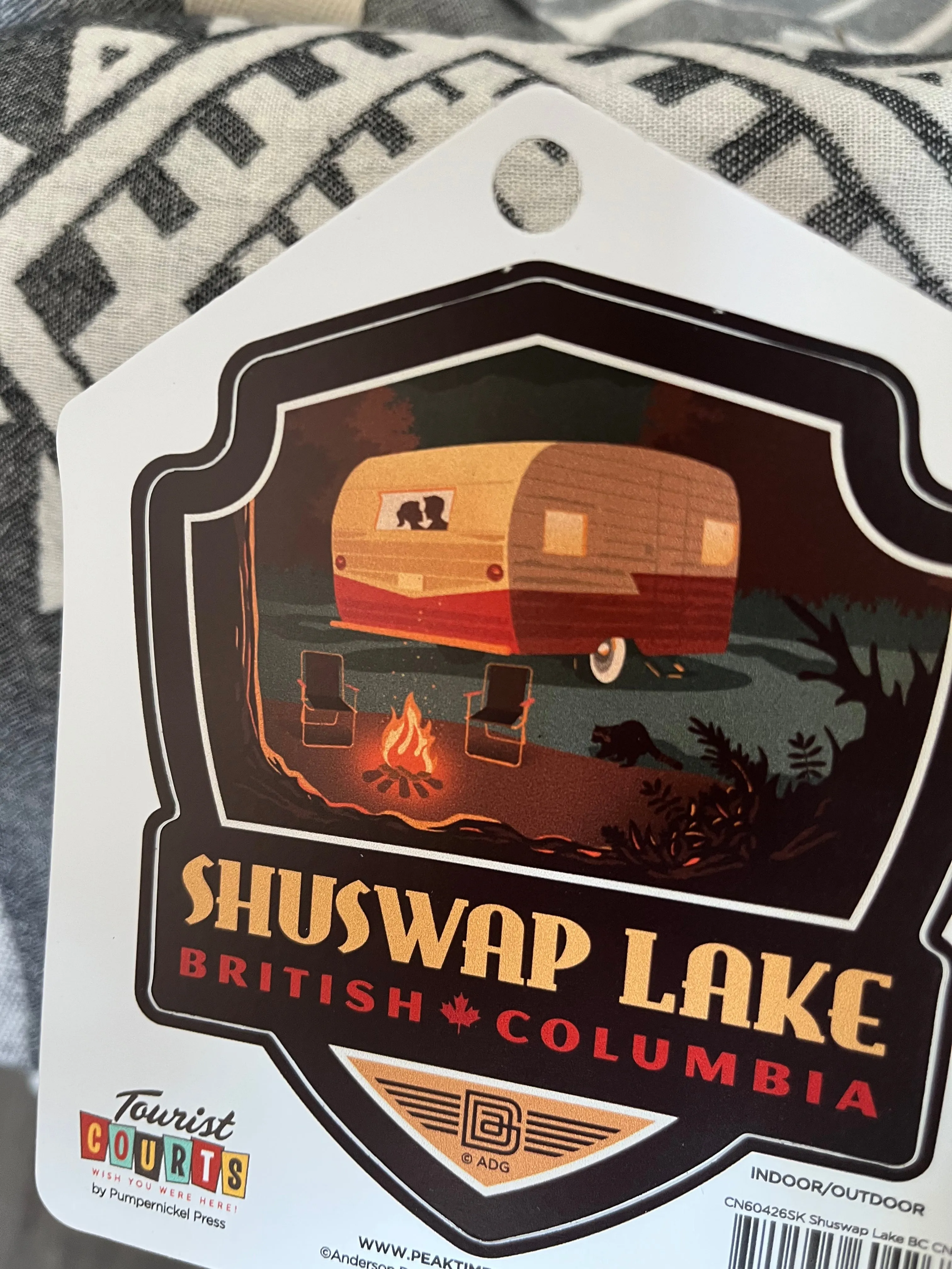 Shuswap Lake Stickers Peaktime EA