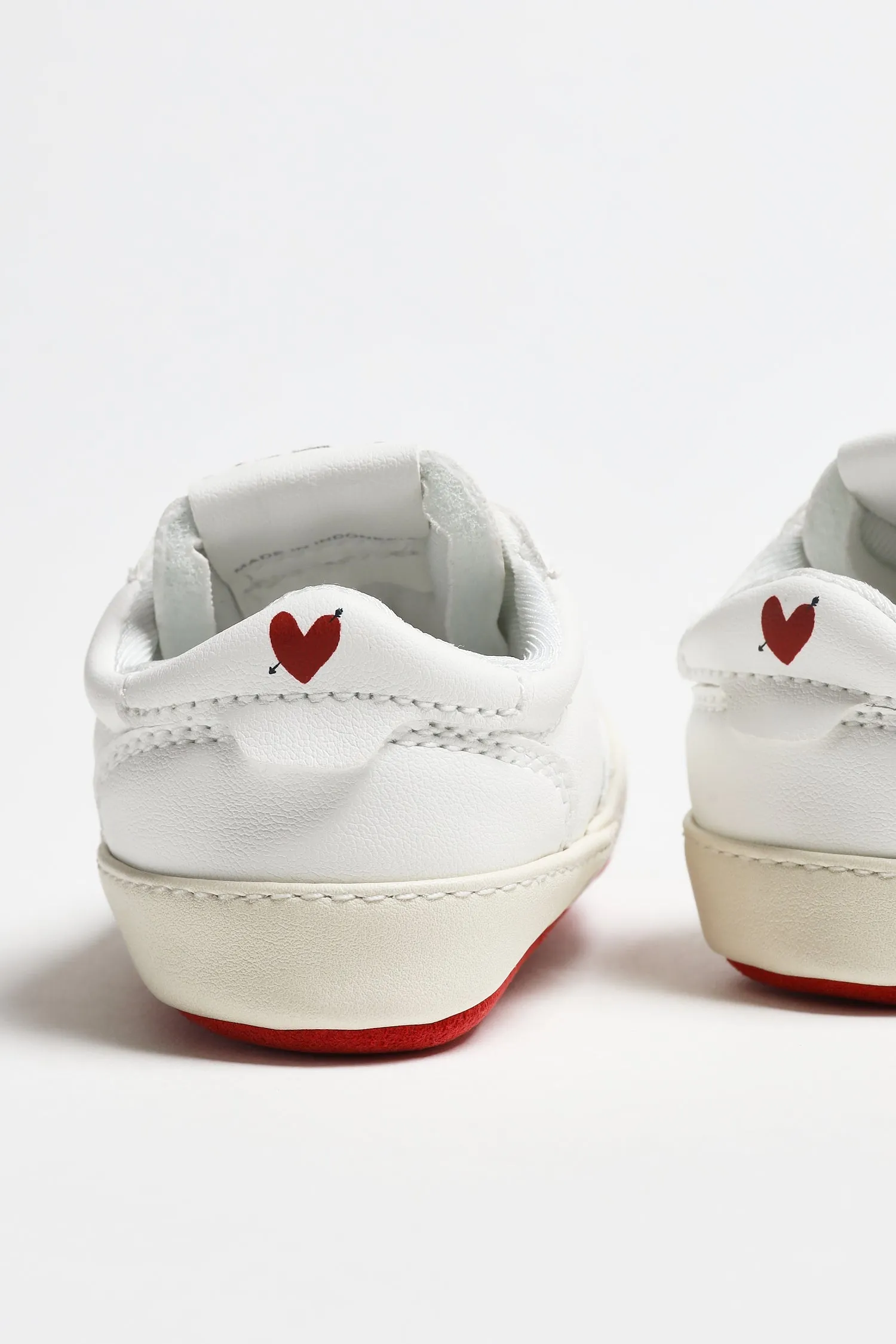 Sneaker Baby Low 'Heart' in Weiß