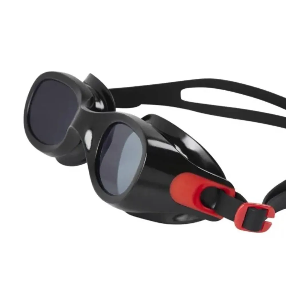 Speedo Adult Futura Classic Swimming Goggle (Red/Smoke)