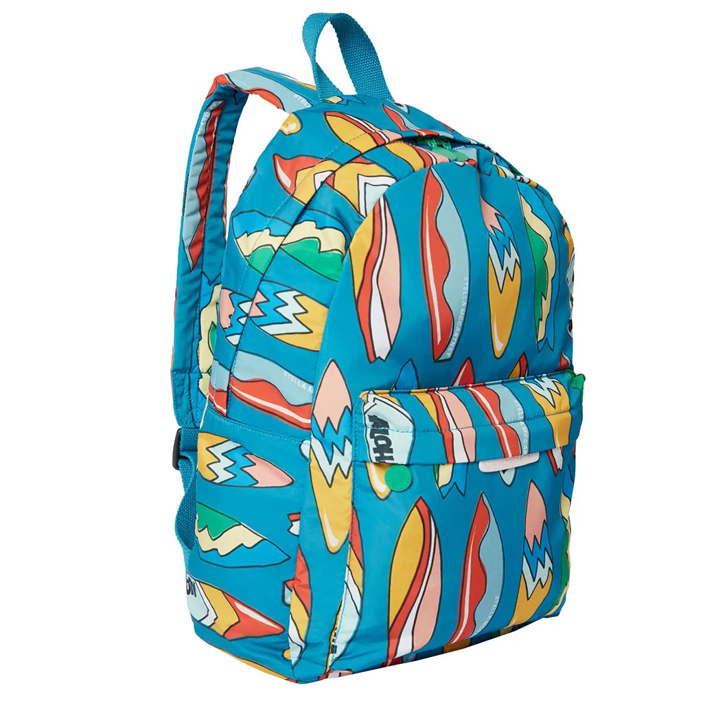 Stella McCartney Child Backpack With Surfboards Print Blue