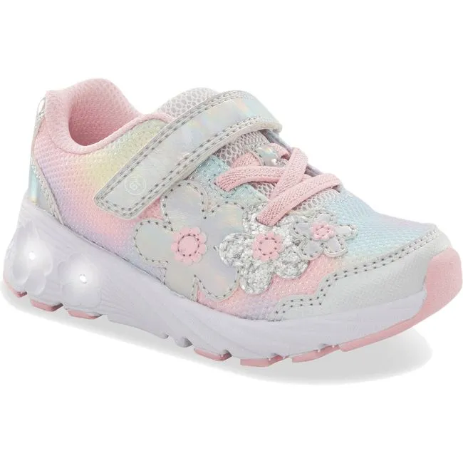 Stride Rite Kids' Lighted Glimmer 2.0 Light Up Sneaker (Toddler/Little Kid)