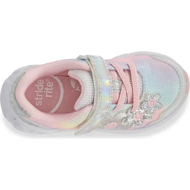 Stride Rite Kids' Lighted Glimmer 2.0 Light Up Sneaker (Toddler/Little Kid)