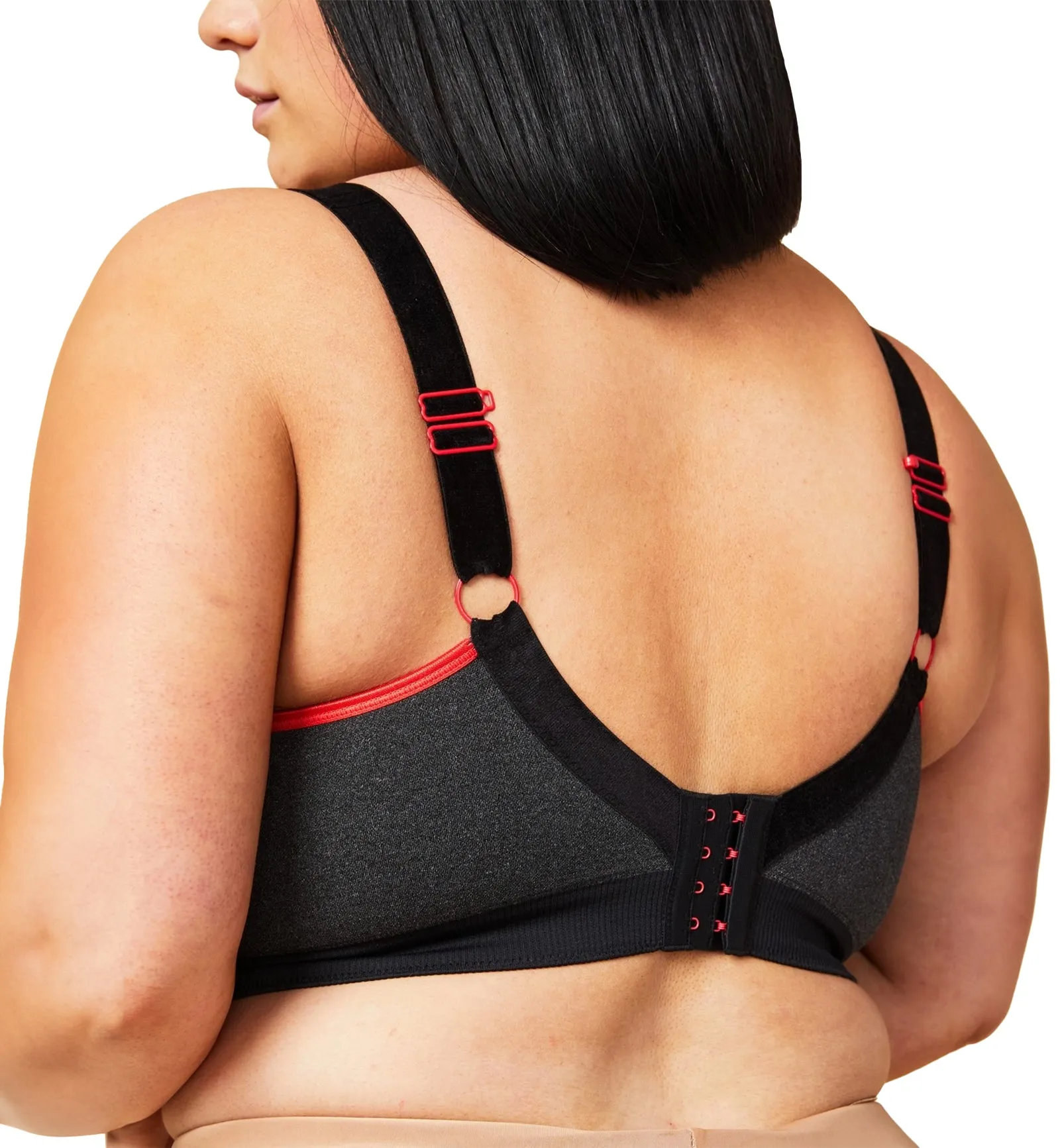 Sugar Candy by Cake Crush Seamless Fuller Bust Everyday Softcup Bra (28-8008) - Charcoal