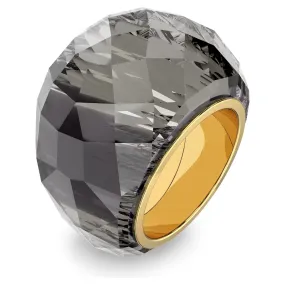 Swarovski NIRVANA Ring Gray, Gold-tone finish, Small 52/6 -5474356