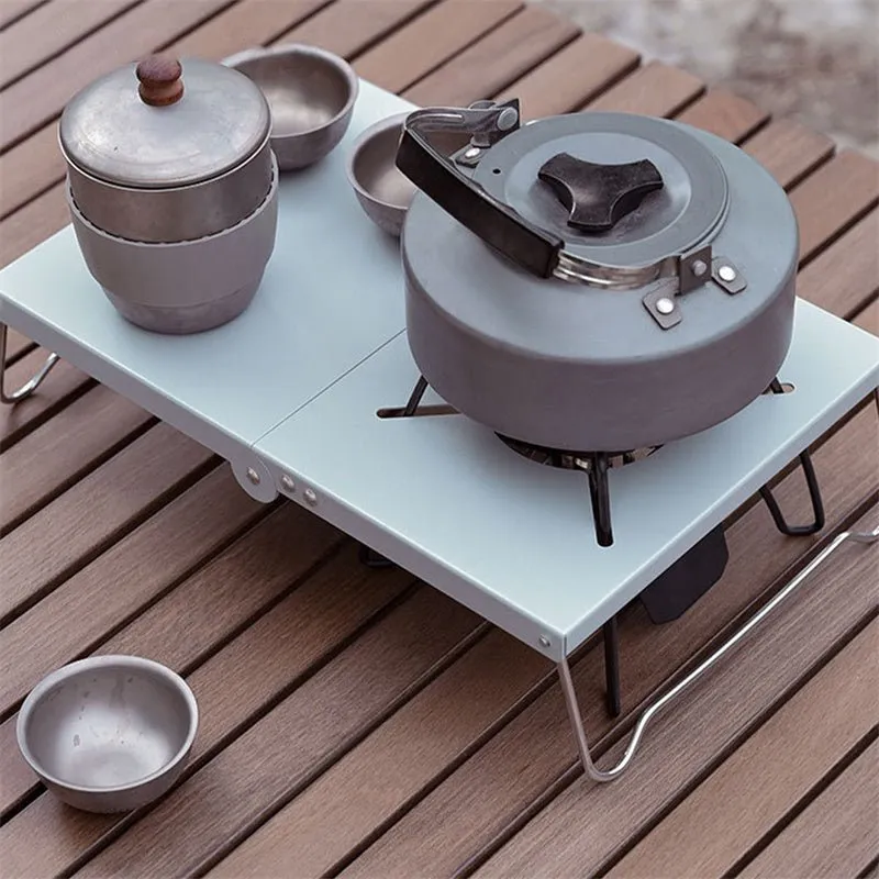 Table de camping portable pour cuisinière à gaz Into - Shine Trip