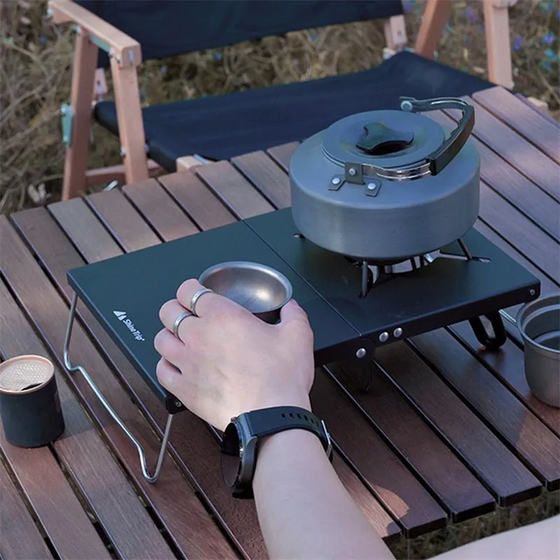 Table de camping portable pour cuisinière à gaz Into - Shine Trip