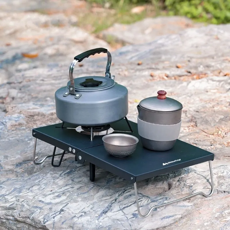 Table de camping portable pour cuisinière à gaz Into - Shine Trip