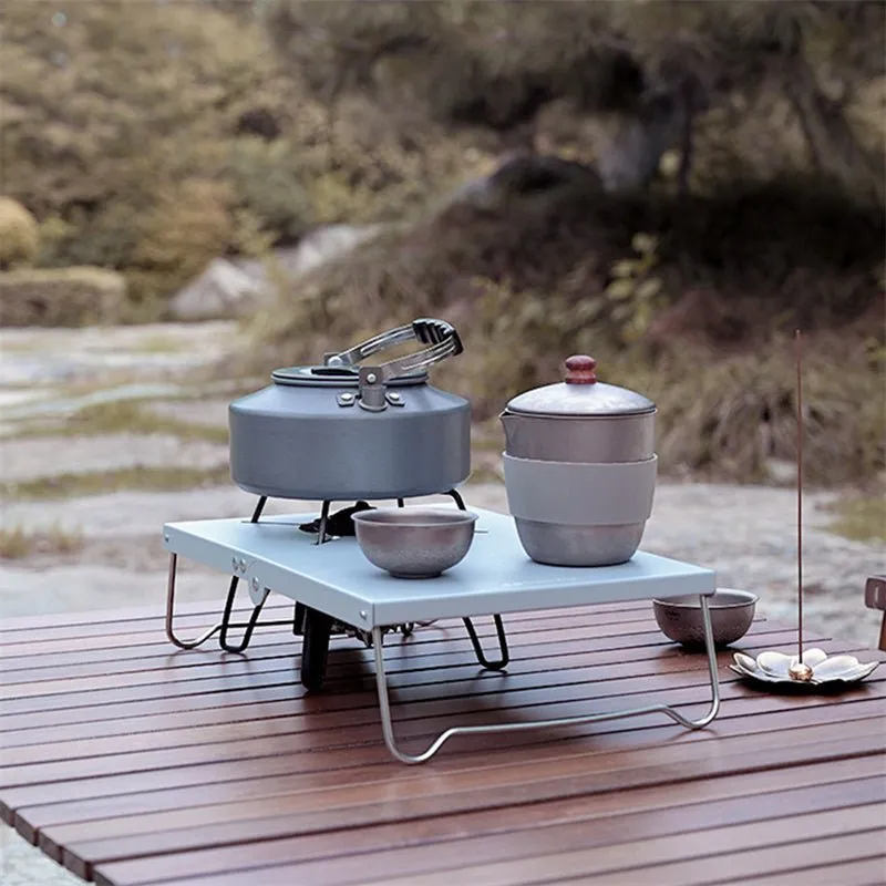 Table de camping portable pour cuisinière à gaz Into - Shine Trip