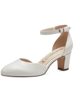 Tamaris May Leren 50's Pumps White