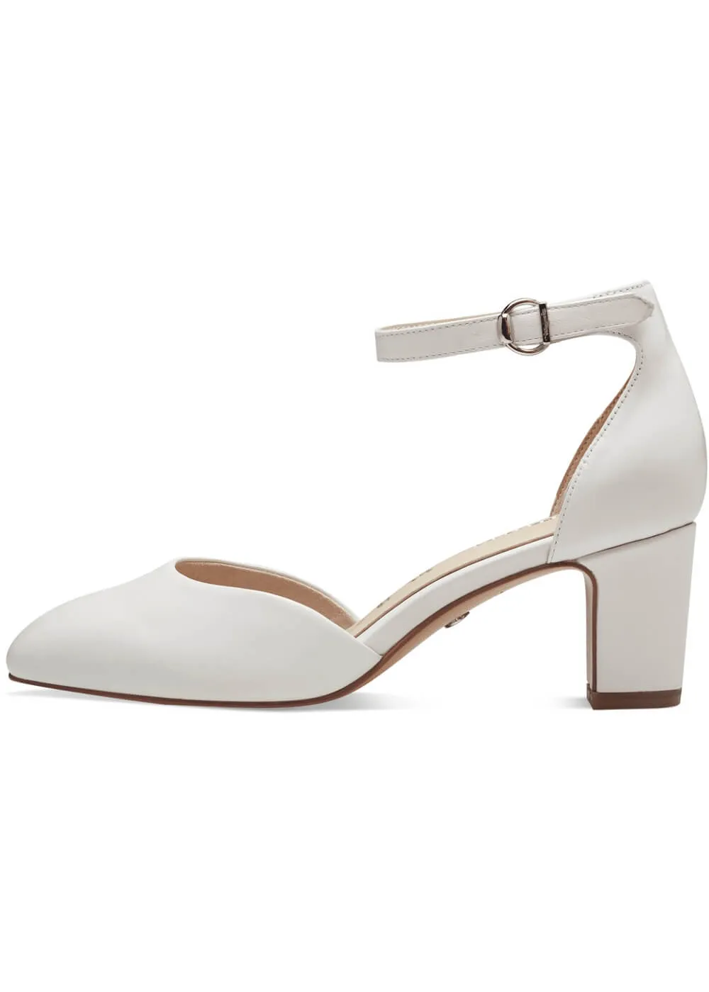 Tamaris May Leren 50's Pumps White