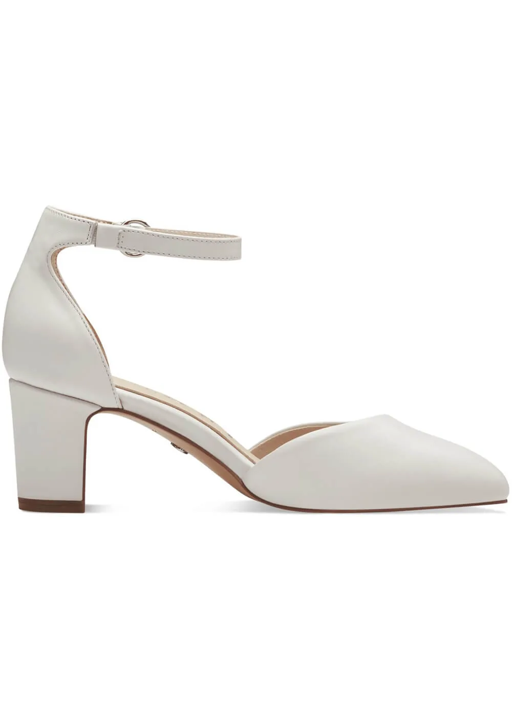 Tamaris May Leren 50's Pumps White