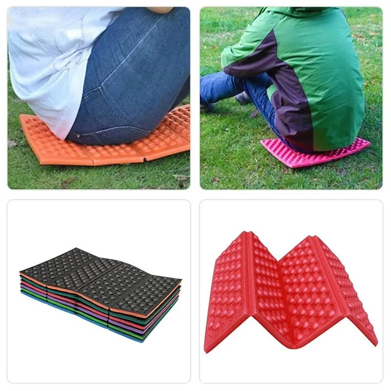 Tapis pliant de camping 4 zones / sit-pad en mousse XPE Sports Have Fun