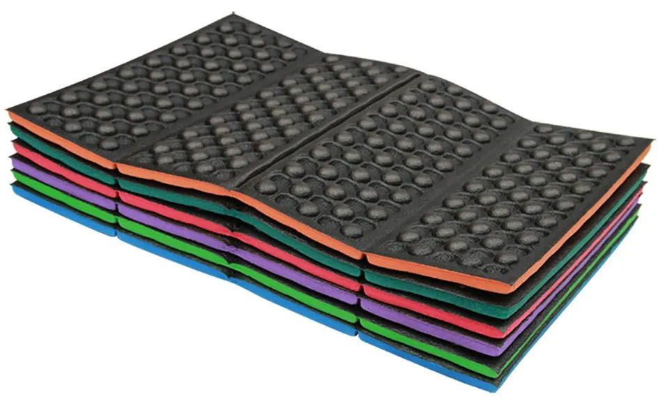 Tapis pliant de camping 4 zones / sit-pad en mousse XPE Sports Have Fun