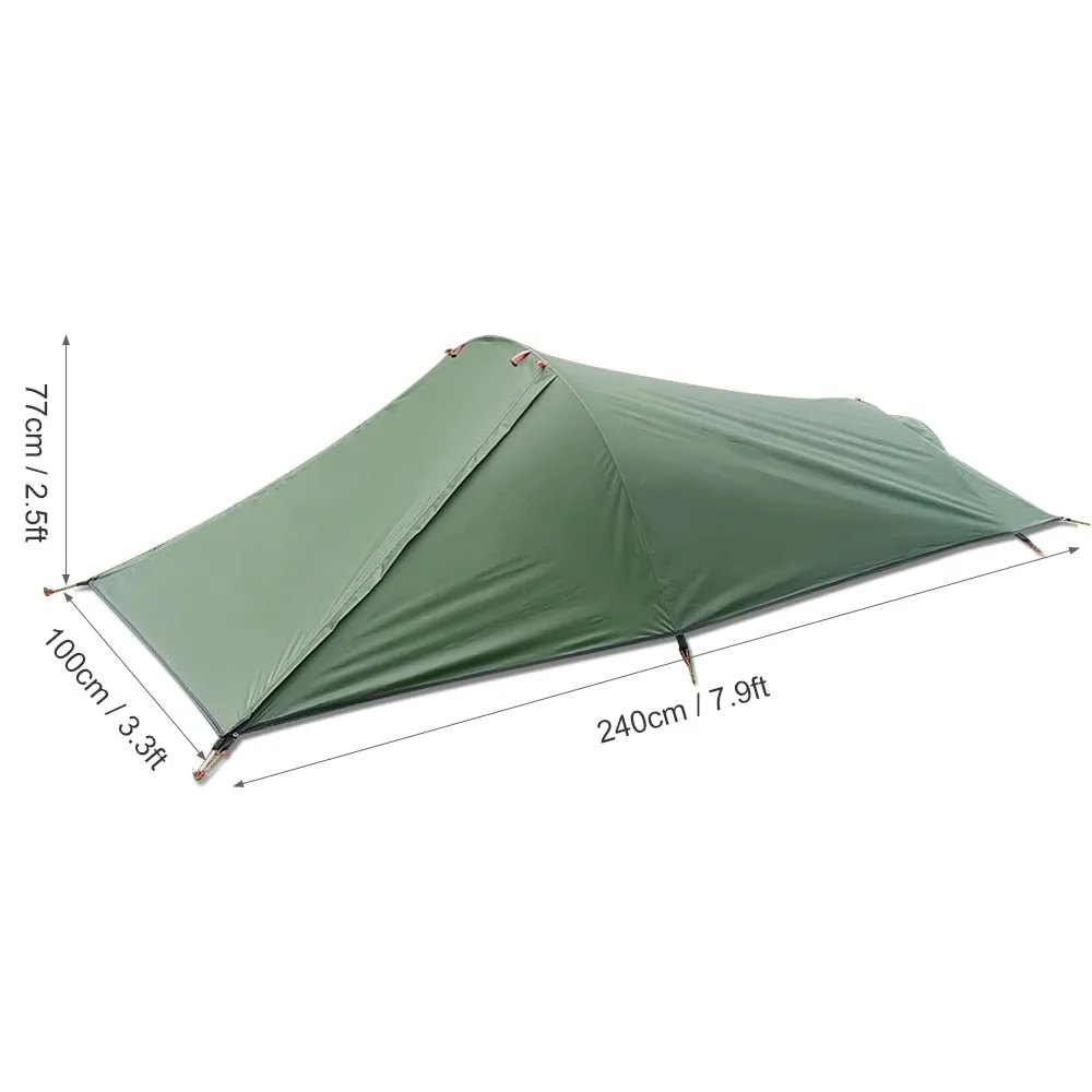 Tente de camping double-parois pour 1 personne 4 saisons 1,3kg Skyline Outdoors - Canopee