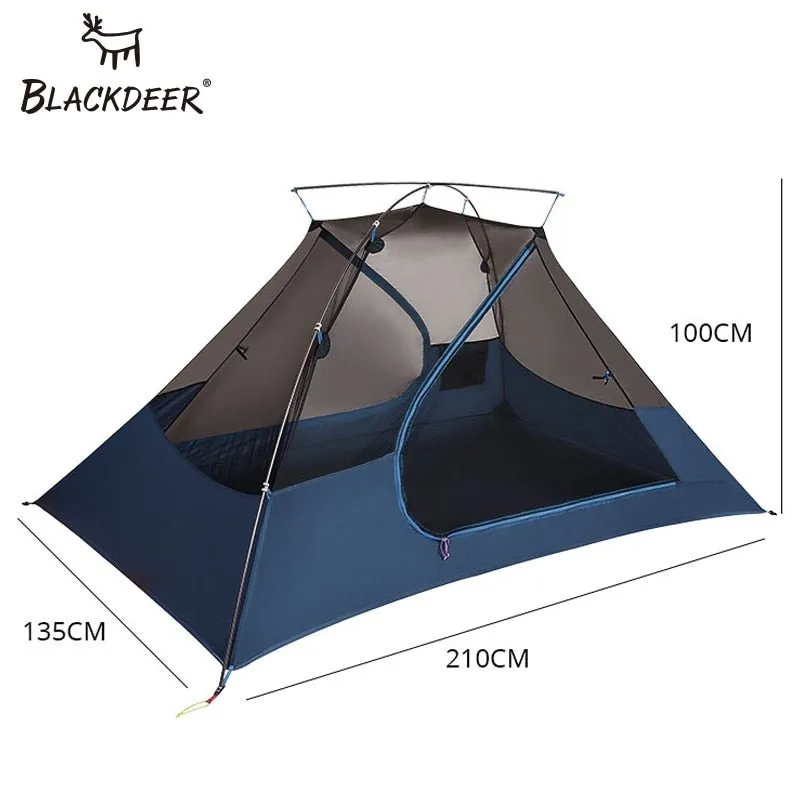 Tente de randonnée ultralégère pour 2 personnes 1.55kg Blackdeer - BD11911105