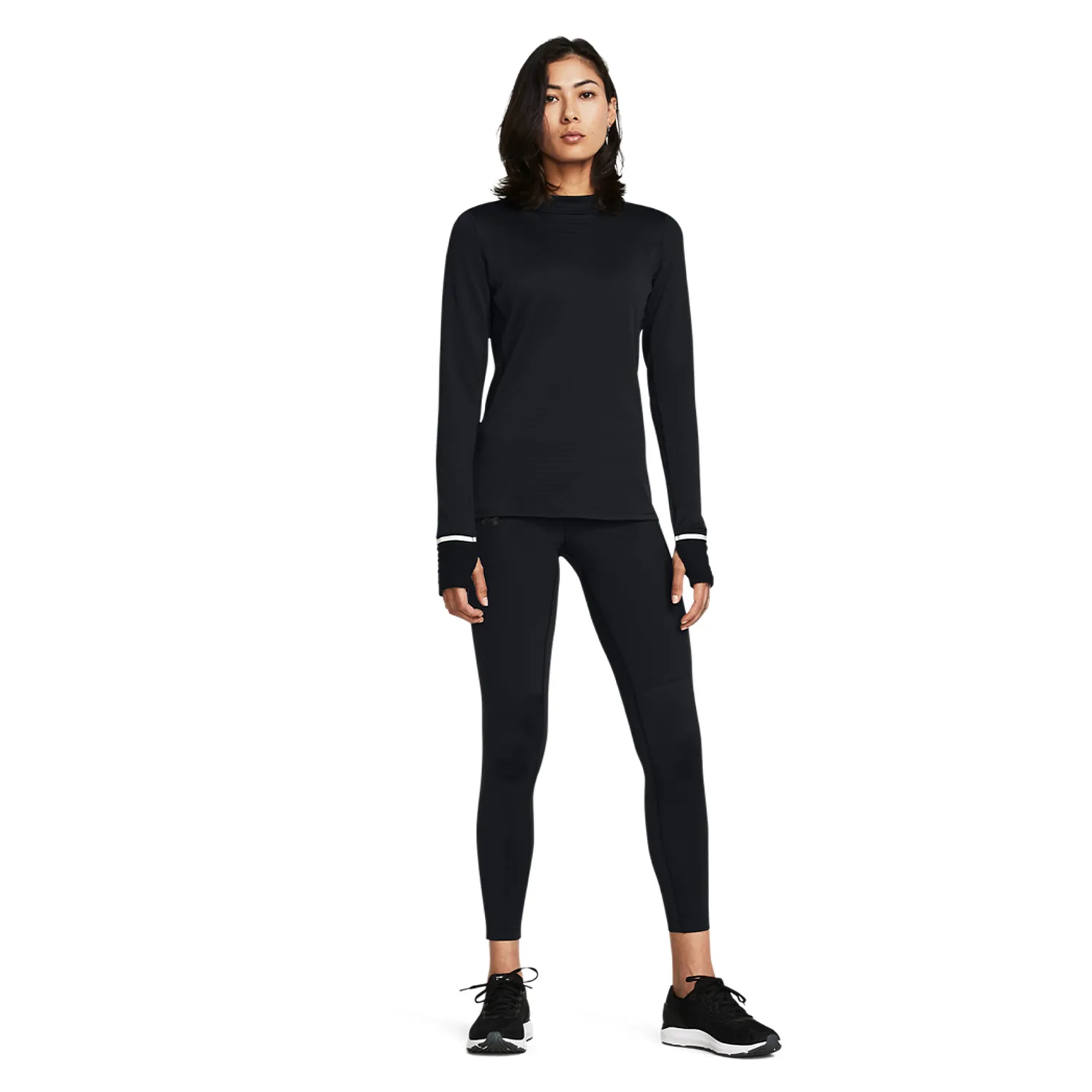 Under Armour Qualifier Cold Maglia  Black/Reflective