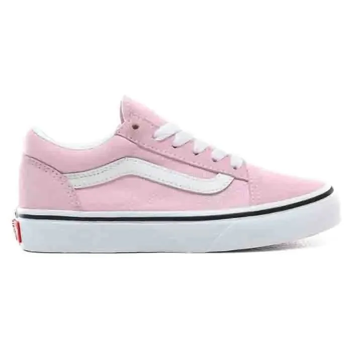 Vans Old Skool Kids Skate Shoes - Lilac Snow/True White