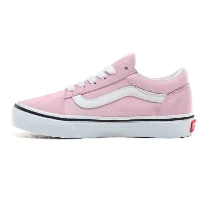 Vans Old Skool Kids Skate Shoes - Lilac Snow/True White