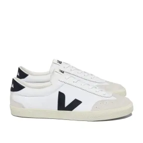 Veja - Volley Canvas Trainers in White/Black