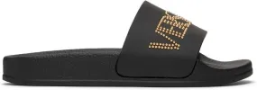 Versace Kids Black Studded Sandals