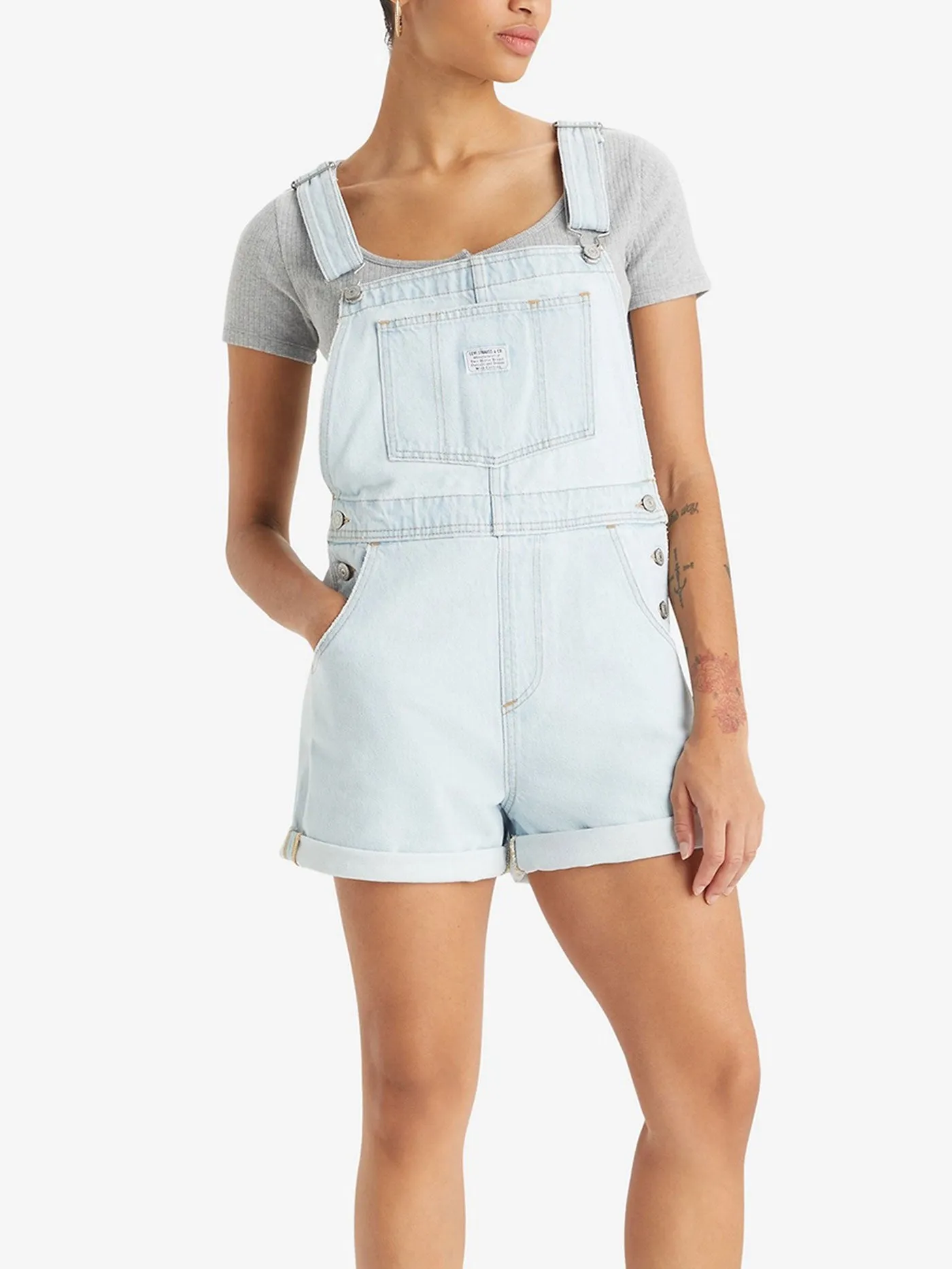 Vintage Overall Changing Expectations Shorts